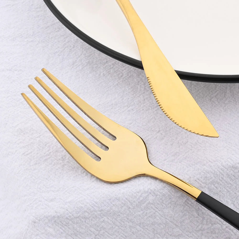 24pcs Elegant stainless steel cutlery gift set