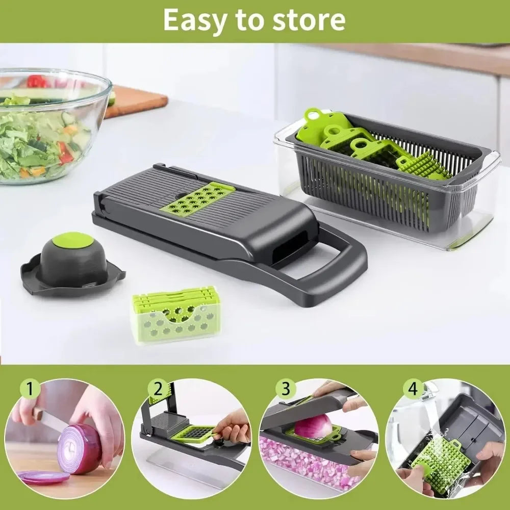 14/16 in 1 Multi-functional vegetable grinder