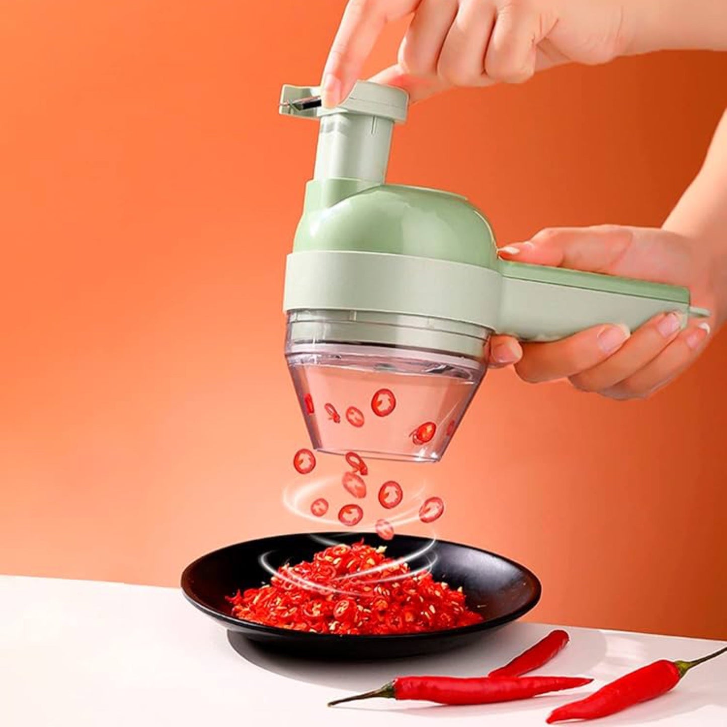 4In1 Electric vegetable cutter-blender